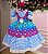 Vestido Marie Junino Luxo Ursinho do Sertão Azul - Imagem 1