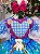 Vestido Marie Junino Luxo Ursinho do Sertão Azul - Imagem 6