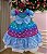 Vestido Marie Junino Luxo Ursinho do Sertão Azul - Imagem 4