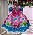 Vestido Marie Junino Luxo Quermesse Luz do Interior - Imagem 6