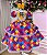 Vestido Marie Junino Coração Caipira - Imagem 4