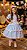 Vestido Junino Mimadine Luxo Stefanny Azul Bebe - Imagem 5