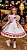 Vestido Marie Junino Luxo Noivinha/Noiva dos Corações - Imagem 1