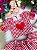 Conjunto Junino Banana Club Luxo Luana Vermelho - Imagem 3