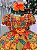 Vestido Mini Miss Junino Estrela do Sertão Laranja - Imagem 5