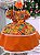 Vestido Mini Miss Junino Estrela do Sertão Laranja - Imagem 7