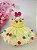 Vestido Princesa Belli Bia Jardim Encantado Amarelo - Imagem 3