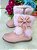 Bota/Coturno Flor di Mila Zoe Rosa Bebe - Imagem 3