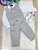 Conjunto Miss Cherry Social Leonardo Colete Cinza Claro - Imagem 20