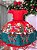 Vestido Banana Club Teddy Natalino Vermelho - Imagem 4
