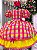 Vestido Junino Banana Club Luxo Quermesse Feliz - Imagem 9