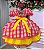 Vestido Junino Banana Club Luxo Quermesse Feliz - Imagem 7