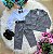 Conjunto Miss Cherry Social Gabriel Terno - Blaizer Cinza - Imagem 3