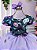 Vestido Fantasia Tematicos Kids Halloween Saia Lilas - Imagem 4