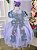 Vestido Fantasia Tematicos Kids Halloween Saia Lilas - Imagem 5