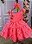 Vestido Blogueirinha Rosa Neon Cerejinha - Imagem 2