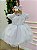 Vestido Menina Bonita Bebe Ana Livia Branco - Imagem 1