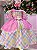 Vestido Marie Junino Luxo Ursinho do Sertão Rosa - Imagem 7
