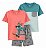 TRIO CARTERS VERAO  - 3 PEÇAS CARTERS - FORMIGUINHAS  - VERÃO - TAM 5 ANOS - Imagem 1