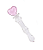 Dildo Masturbador de Vidro - Formato de Coração - Imagem 1