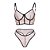 Conjunto Lingerie Corset Transparente - Imagem 3