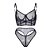 Conjunto Lingerie Corset Transparente - Imagem 2