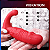 Vibrador Penetrável Texturizado Vai e Vem com Estimulador de Clitóris - Imagem 7