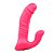 Vibrador Penetrável Texturizado Vai e Vem com Estimulador de Clitóris - Imagem 3