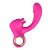 Vibrador Ponto g com Alça e Estimulador Duplo de Clitóris - Imagem 1