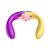 Vibrador Duplo para Lésbicas com Sugador e Movimento de Vem - Imagem 3