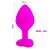 Plug de Silicone em Formato de Coração - Pink - M - Imagem 2