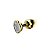 Plug Anal de Metal Gold com Formato de Coração - Tamanho G - Imagem 5