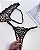 Conjunto Lingerie de Tule Bordado Love Coração - Imagem 2