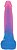 Prótese Realística em Silicone com Ventosa M com Escroto Rosa e Azul - Imagem 3