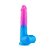 (YG012) Prótese Realística com Glitter Bicolor - Rosa com Azul - Imagem 1