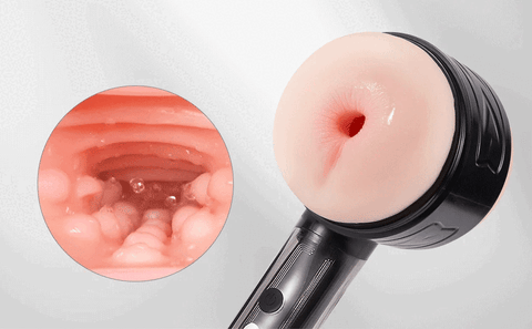 (LB05) Masturbador Masculino Vibratório com Vagina e Ânus - Imagem 3