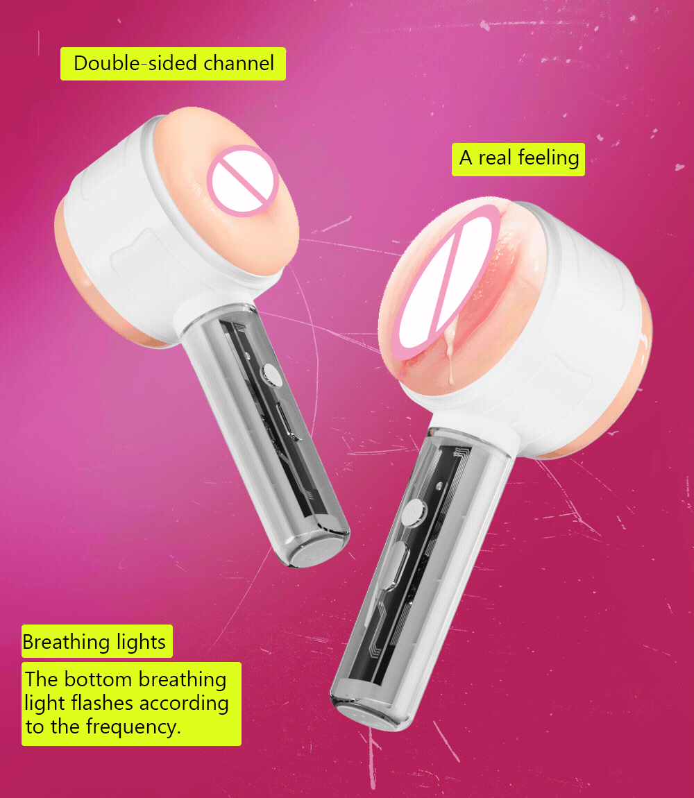 (LB05) Masturbador Masculino Vibratório com Vagina e Ânus - Imagem 9