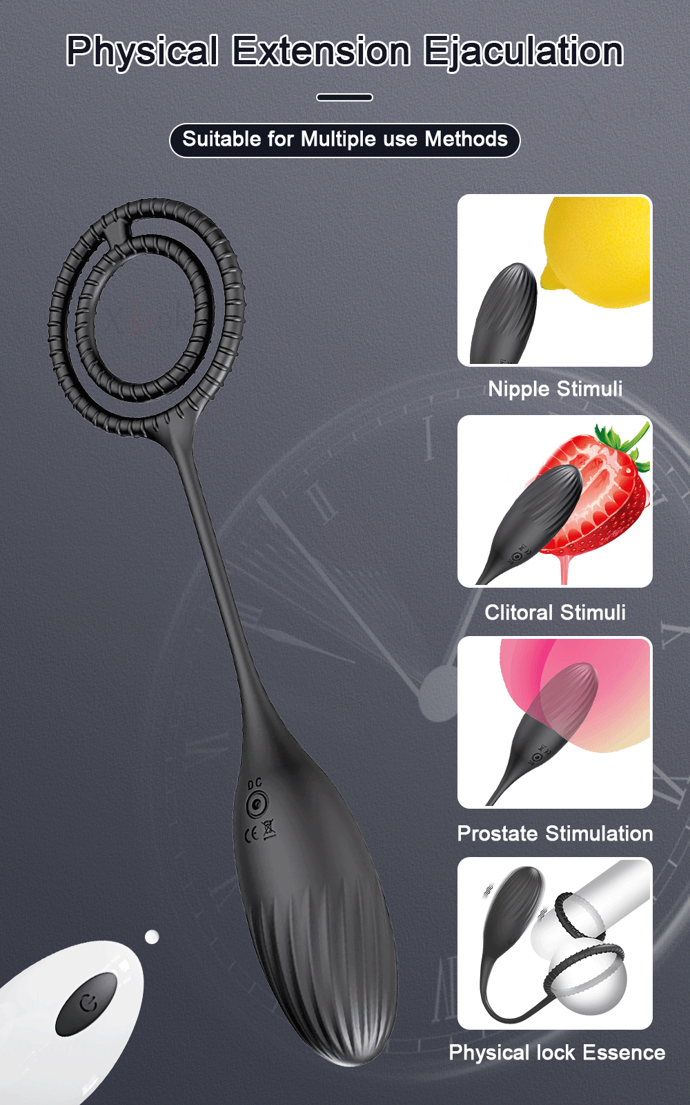 (LB04) Anel Peniano com Bullet Vibratório Estimulador de Próstata - 2 Cores - Imagem 7