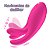 Vibrador com Movimento de Dedilhar e Estimulador de Clitóris - Imagem 2