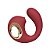 Vibrador Formato de U com Sugador de Clitóris e Alça - Imagem 3