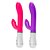 Vibrador em Silicone Jelly com Estimulador de Clitóris - Recarregável - Imagem 1