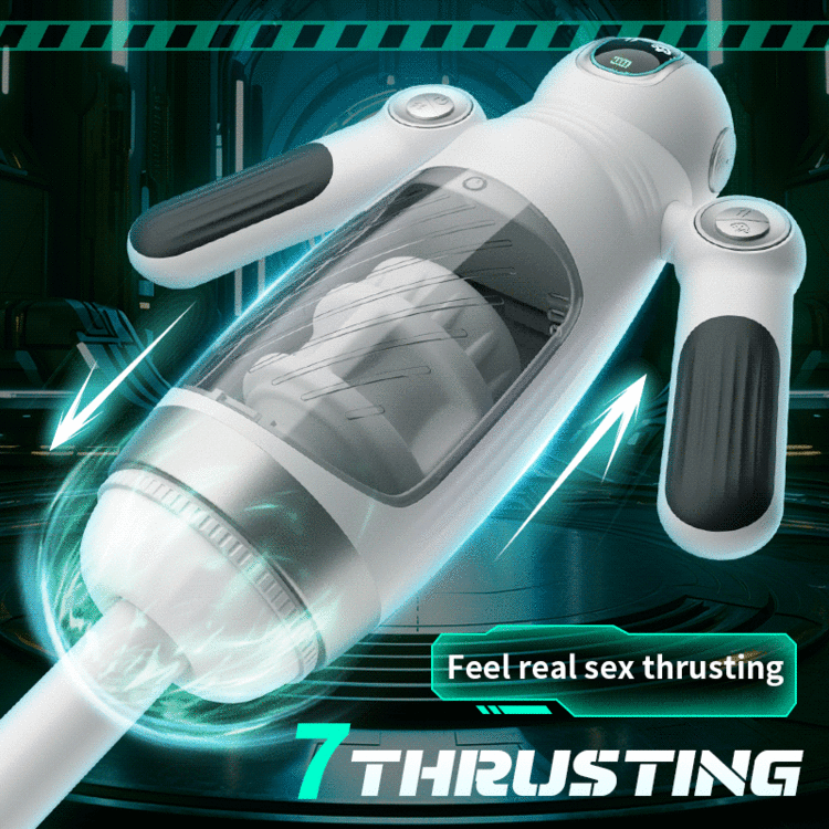 Massageador  Masculino Formato de Robô com Sobe e Desce - Imagem 2