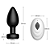 Plug Anal Vibratório de Silicone e Vidro com Controle - Imagem 6