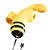 Bee Abelha Sugador com Vibração e Dedeira - Imagem 4