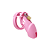 Cinto de Castidade Masculino com Cadeado Silicone - Imagem 3