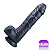 Prótese Silicone com Ventosa Martin G - Preto - 24cm - Imagem 6