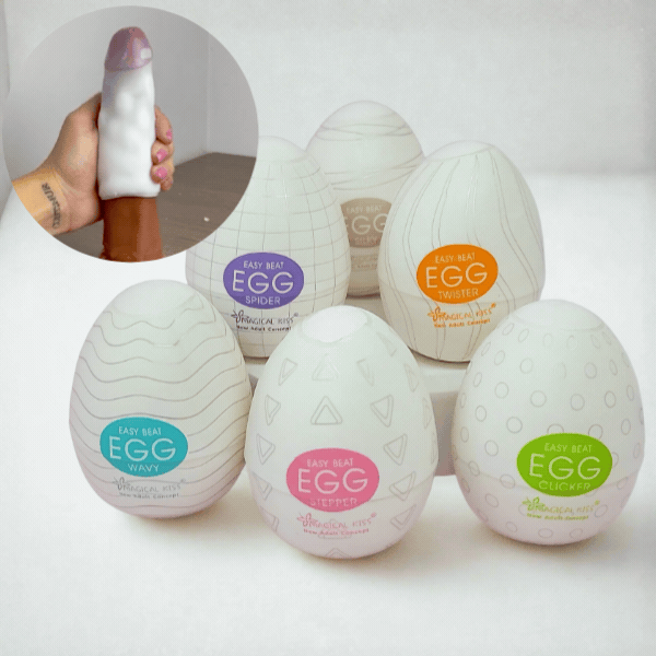 Egg Masturbador em Silicone Texturixado - Imagem 3