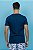 Camiseta Básica Algodão Azul Marinho - Imagem 2