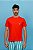Camiseta Básica Algodão Vermelho Tomate - Imagem 1