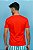 Camiseta Básica Algodão Vermelho Tomate - Imagem 2